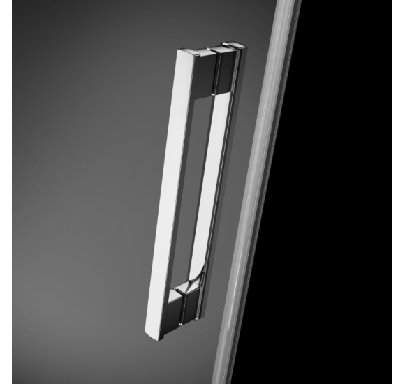 Radaway Idea KDJ dušo kabina, dešinės pusės, chromo spalvos profiliai