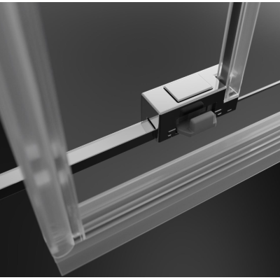 Radaway Idea KDJ dušo kabina, dešinės pusės, chromo spalvos profiliai