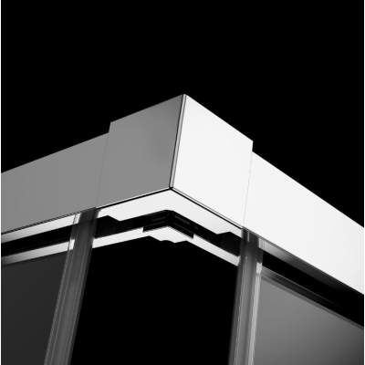 Radaway Idea KDJ dušo kabina, dešinės pusės, chromo spalvos profiliai