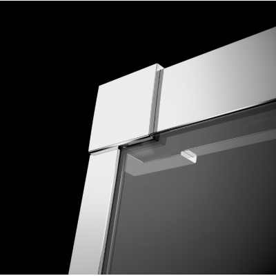 Radaway Idea KDJ dušo kabina, dešinės pusės, chromo spalvos profiliai