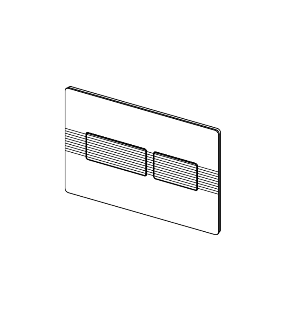 TECEsolid metalinis vandens nuleidimo klavišas su faktūriniu paviršiumi, pasirinkite spalvą