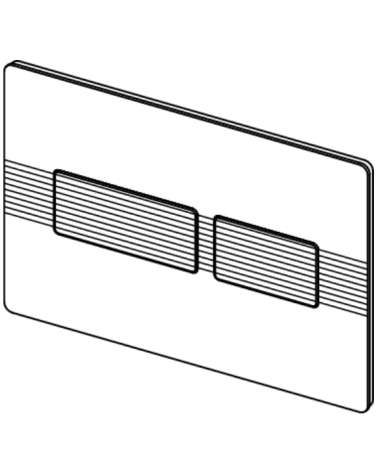 TECEsolid metalinis vandens nuleidimo klavišas su faktūriniu paviršiumi, pasirinkite spalvą