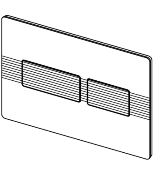TECEsolid metalinis vandens nuleidimo klavišas su faktūriniu paviršiumi, pasirinkite spalvą