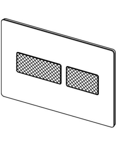 TECEsolid metalinis vandens nuleidimo klavišas su faktūriniu paviršiumi, pasirinkite spalvą