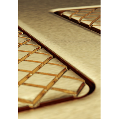 TECEsolid metalinis vandens nuleidimo klavišas su faktūriniu paviršiumi, pasirinkite spalvą