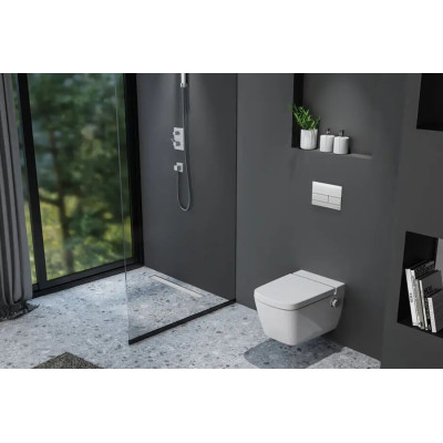 TECEsquare II stiklinis vandens nuleidimo klavišas, pasirinkite spalvą