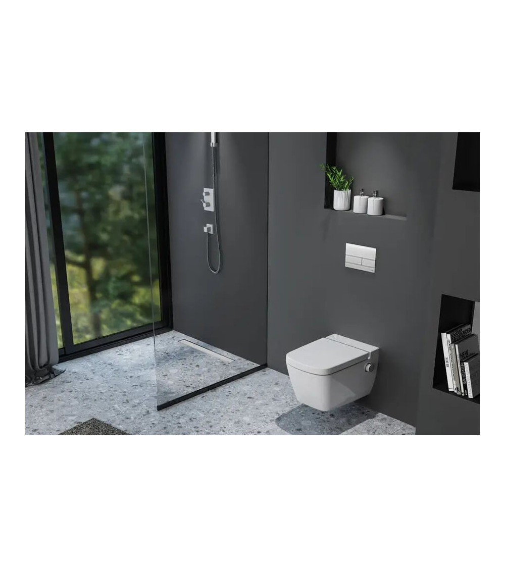 TECEsquare II stiklinis vandens nuleidimo klavišas, pasirinkite spalvą