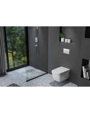 TECEsquare II stiklinis vandens nuleidimo klavišas, pasirinkite spalvą