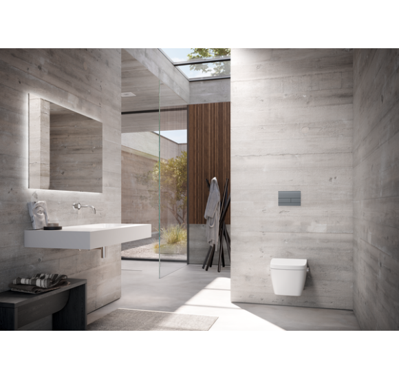 TECEsquare II stiklinis vandens nuleidimo klavišas, pasirinkite spalvą