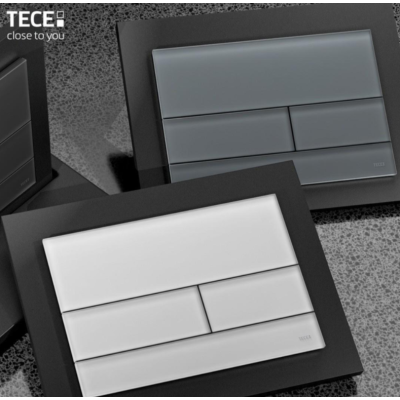 TECEsquare II stiklinis vandens nuleidimo klavišas, pasirinkite spalvą