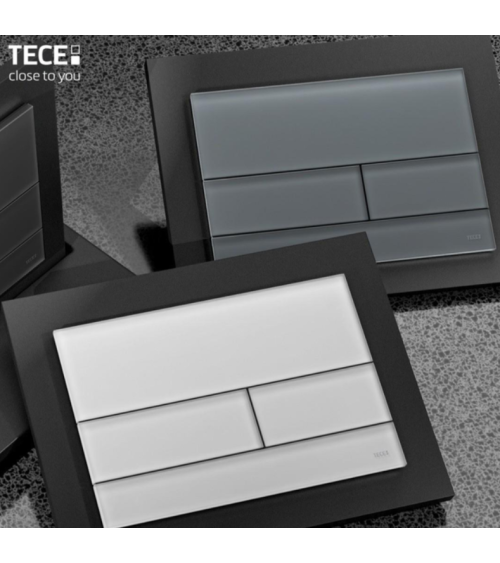 TECEsquare II stiklinis vandens nuleidimo klavišas, pasirinkite spalvą