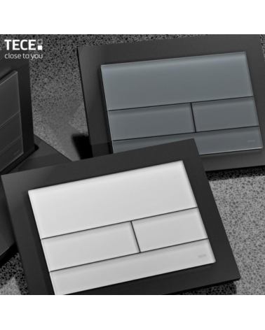 TECEsquare II stiklinis vandens nuleidimo klavišas, pasirinkite spalvą