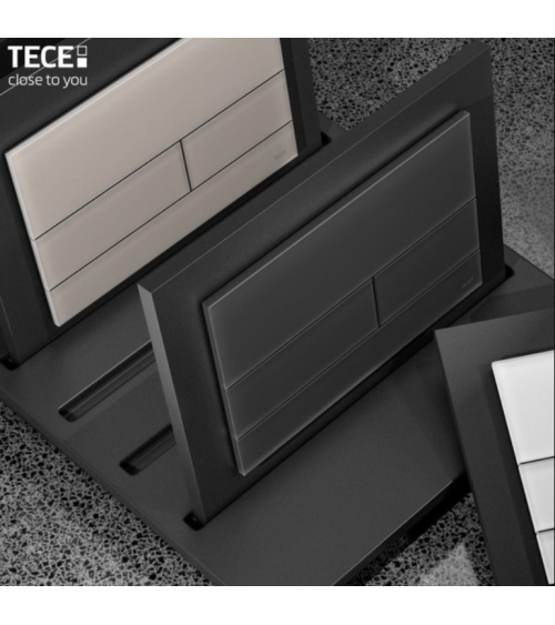 TECEsquare II stiklinis vandens nuleidimo klavišas, pasirinkite spalvą
