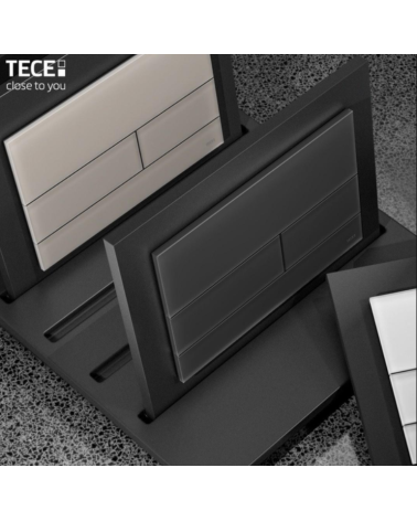TECEsquare II stiklinis vandens nuleidimo klavišas, pasirinkite spalvą