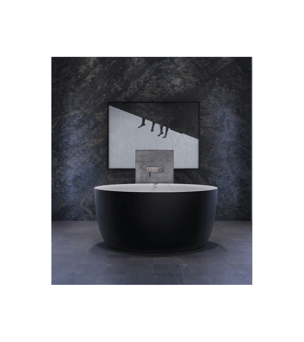 Akmens masės vonia Balteco ALLURE 134x64, RAL spalvos šonai