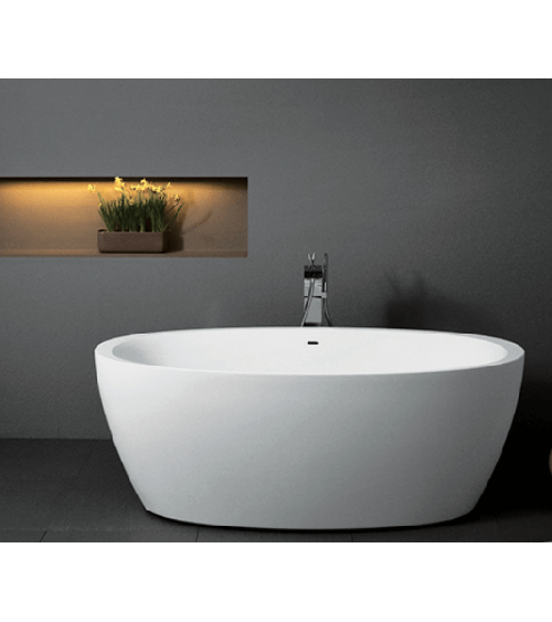 Akmens masės vonia Balteco SENZO 179x90, RAL spalvos šonai