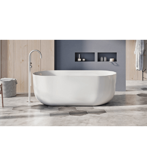 Akmens masės vonia Balteco Marin 179x84, balta