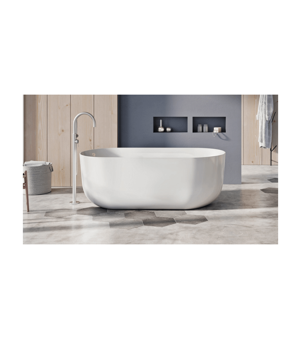 Akmens masės vonia Balteco Marin 179x84, balta