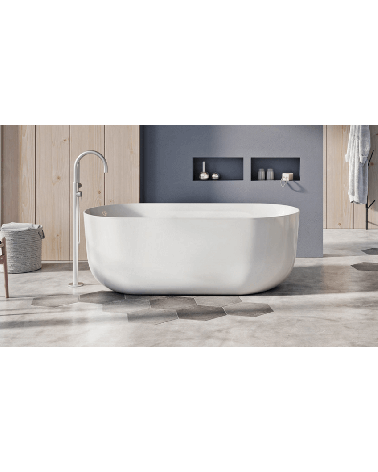 Akmens masės vonia Balteco Marin 179x84, balta