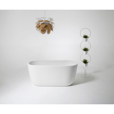 Akmens masės vonia Balteco AZUR 154x71, balta