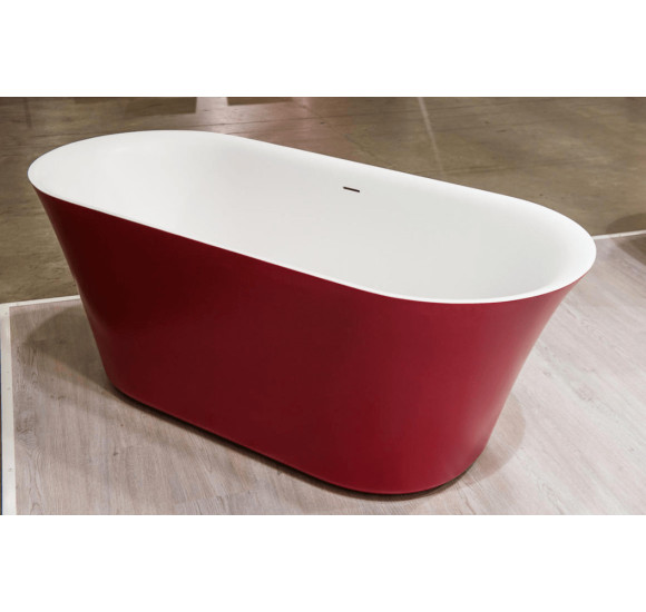 Akmens masės vonia Balteco FIORE 180x82, RAL spalvos šonai