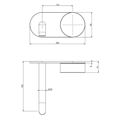 QD MagistroLab ETERNAL 20 potinkinis praustuvo maišytuvas, pasirenkamos spalvos