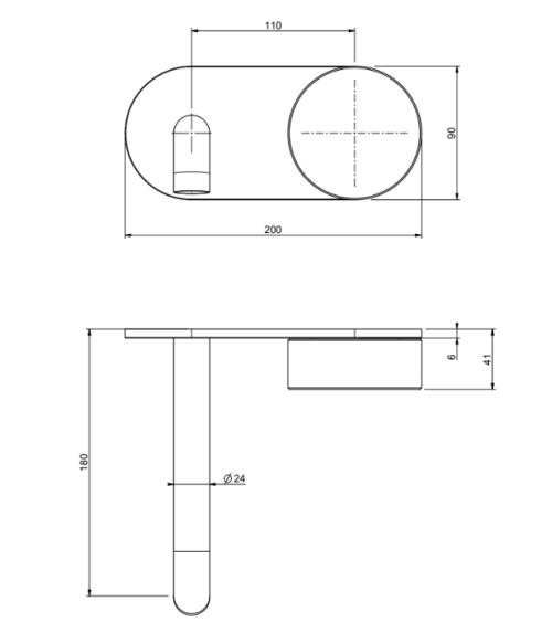 QD MagistroLab ETERNAL 20 potinkinis praustuvo maišytuvas, pasirenkamos spalvos