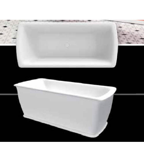 Akmens masės vonia Balteco EPOQUE 168x75, balta