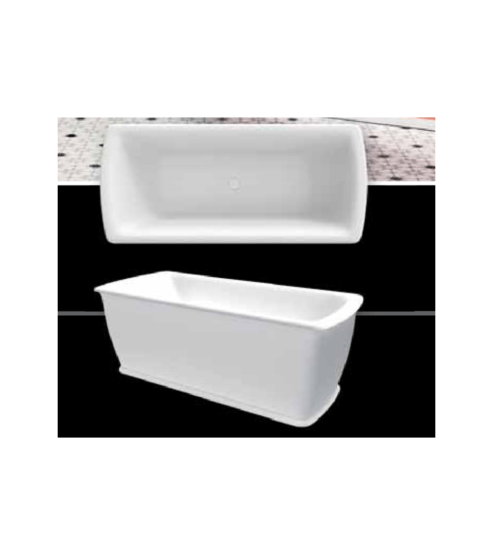 Akmens masės vonia Balteco EPOQUE 168x75, balta