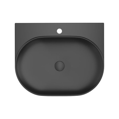 Ravak Yard 600 pakabinamas keraminis praustuvas, juodos matinės spalvos