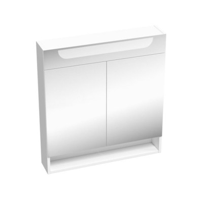Ravak MC Classic II veidrodinė spintelė 70 x 14 x 76 cm, su LED apšvietimu, balta šoninė apdaila