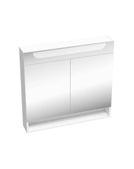 Ravak MC Classic II veidrodinė spintelė 80 x 14 x 76 cm, su LED apšvietimu, balta šoninė apdaila