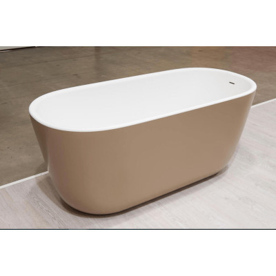 Akmens masės vonia Balteco AZUR 154x71, RAL spalvos šonai