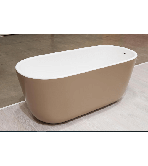 Akmens masės vonia Balteco AZUR 154x71, RAL spalvos šonai