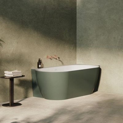 Ravak vonia Freedom Corner II Tec 175x86, laisvai pastatoma, sifono dangtelis baltos spalvos, pasirinkite vonios spalvą