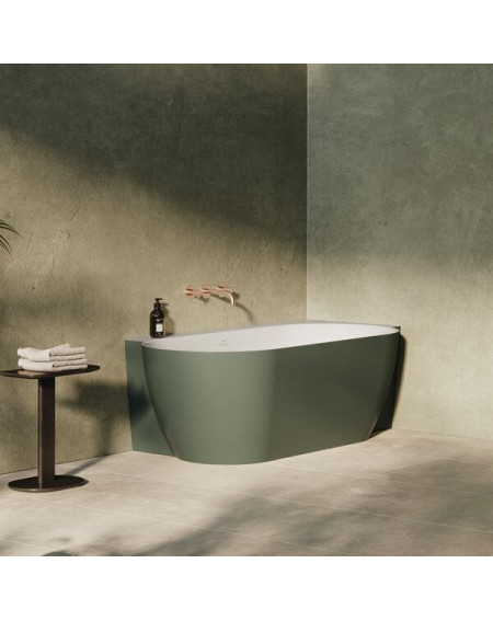 Ravak vonia Freedom Corner II Tec 175x86, laisvai pastatoma, sifono dangtelis baltos spalvos, pasirinkite vonios spalvą