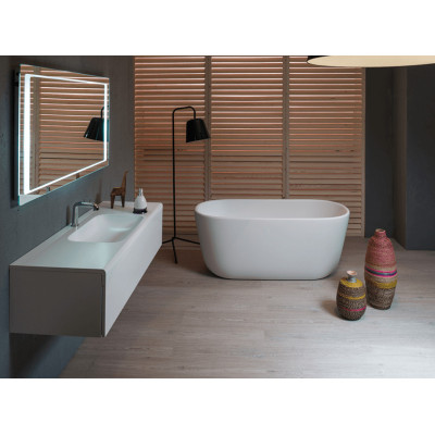 Akmens masės vonia Balteco AZUR 130x70, balta