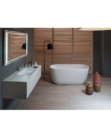 Akmens masės vonia Balteco AZUR 130x70, balta