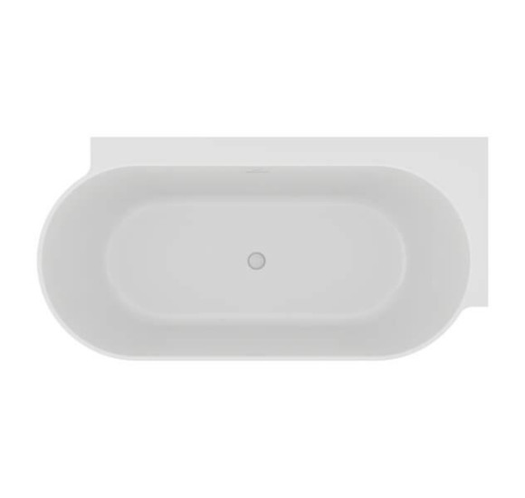 Ravak vonia Freedom Corner II Tec 175x86, laisvai pastatoma, sifono dangtelis baltos spalvos, pasirinkite vonios spalvą