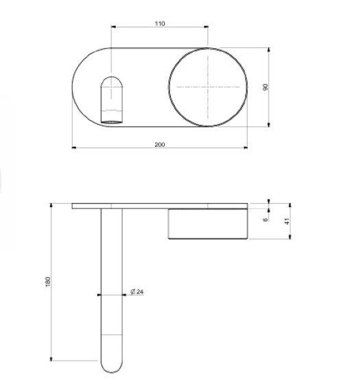 QD MagistroLab ETERNAL progresyvinis maišytuvas su marmuro rankenėle