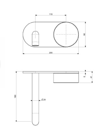 QD MagistroLab ETERNAL progresyvinis maišytuvas su marmuro rankenėle