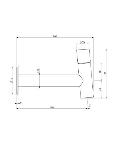 QD MagistroLab HAMMER sieninis praustuvo maišytuvas, be potinkinės dalies