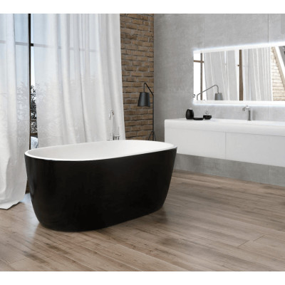 Akmens masės vonia Balteco AZUR 130x70, RAL spalvos šonai