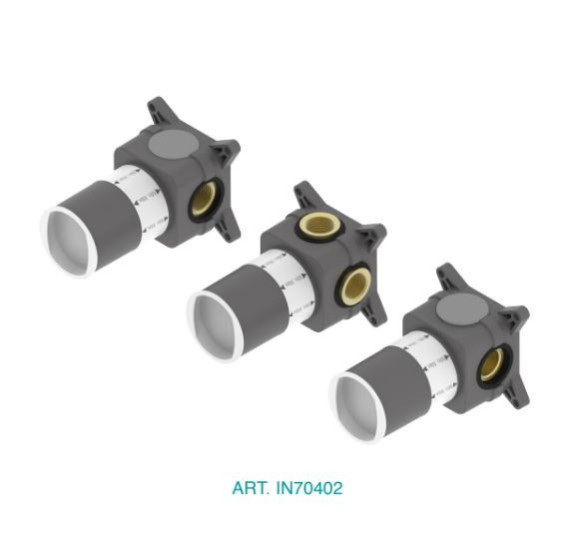 QD MagistroLab potinkinių dalių komplektas dušo sistemai