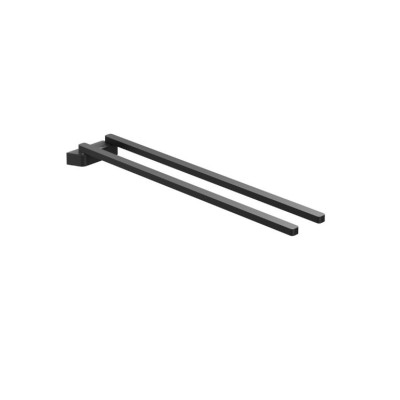 Ravak pasukamas vonios rankšluosčių laikiklis, juodos matinės spalvos