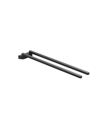 Ravak pasukamas vonios rankšluosčių laikiklis, juodos matinės spalvos