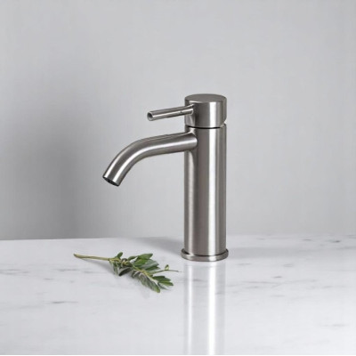 QD MagistroLab CURVY praustuvo maišytuvas su click-clack dugno vožtuvu