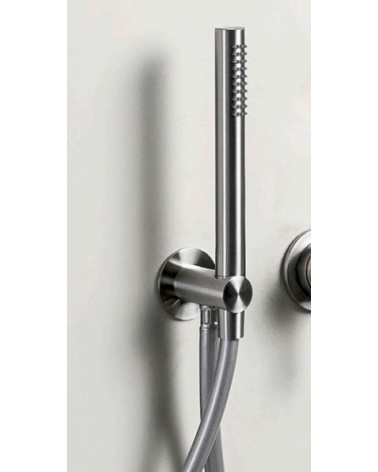 QD MagistroLab TREK nerūdijančio plieno rankinio dušelio komplektas