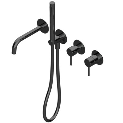 QD MagistroLab Curvy 65 4-ių dalių vonios maišytuvo komplektas (pasirinkite spalvą)