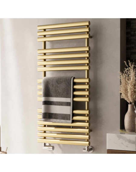 Terma Rolo Towel rankšluosčių džiovintuvas, 108x52 cm, žalvario spalvos